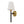 LightFixturesUSA-Mid-Century 1-light Cone Linen Shade Wall Sconce-Wall Sconce-1-Lt-Black+ Gold