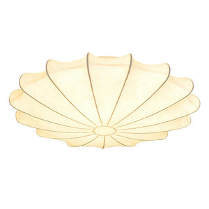 LightFixturesUSA-Mid-Century Modern White Flush Mount Light-Ceiling Light-15 in.-