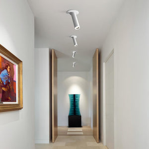 LightFixturesUSA-Minimalist Cylinder LED Track Light-Ceiling Light-Black-