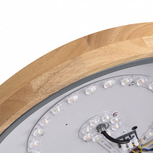 LightFixturesUSA-Minimalist LED Flush Mount Drum Light-Ceiling Light-11 in.-Grey