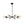 Load image into Gallery viewer, LightFixturesUSA-Minimalist Mid-Century Linear Sputnik Light Fixture-Chandelier-6-Lt-Black
