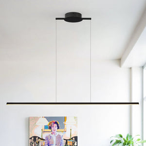 LightFixturesUSA-Minimalist Tube LED Linear Pendant-Chandelier--