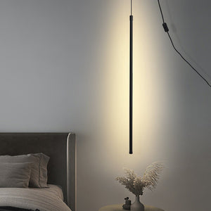 LightFixturesUSA-Minimalist Tube LED Pendant Light-Pendant Light--