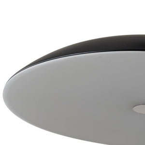 LightFixturesUSA-Minimalist Wide Flat Dome Dimmable LED Pendant Light-Chandelier-White (Pre-Order)-