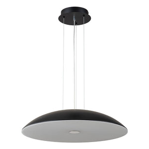 LightFixturesUSA-Minimalist Wide Flat Dome Dimmable LED Pendant Light-Chandelier-White (Pre-Order)-