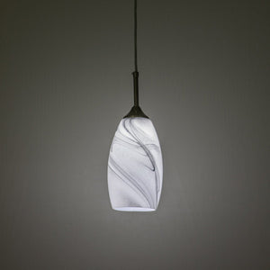 LightFixturesUSA-Modern 1-Light Glass Mica Kitchen Pendant Light-Pendant Light-Grey-1-Lt