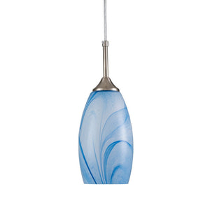 LightFixturesUSA-Modern 1-Light Glass Mica Kitchen Pendant Light-Pendant Light-Grey-1-Lt