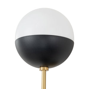 LightFixturesUSA-Modern 2-Light Opal Glass Globe Wall Sconce-Wall Sconce-Nickel-