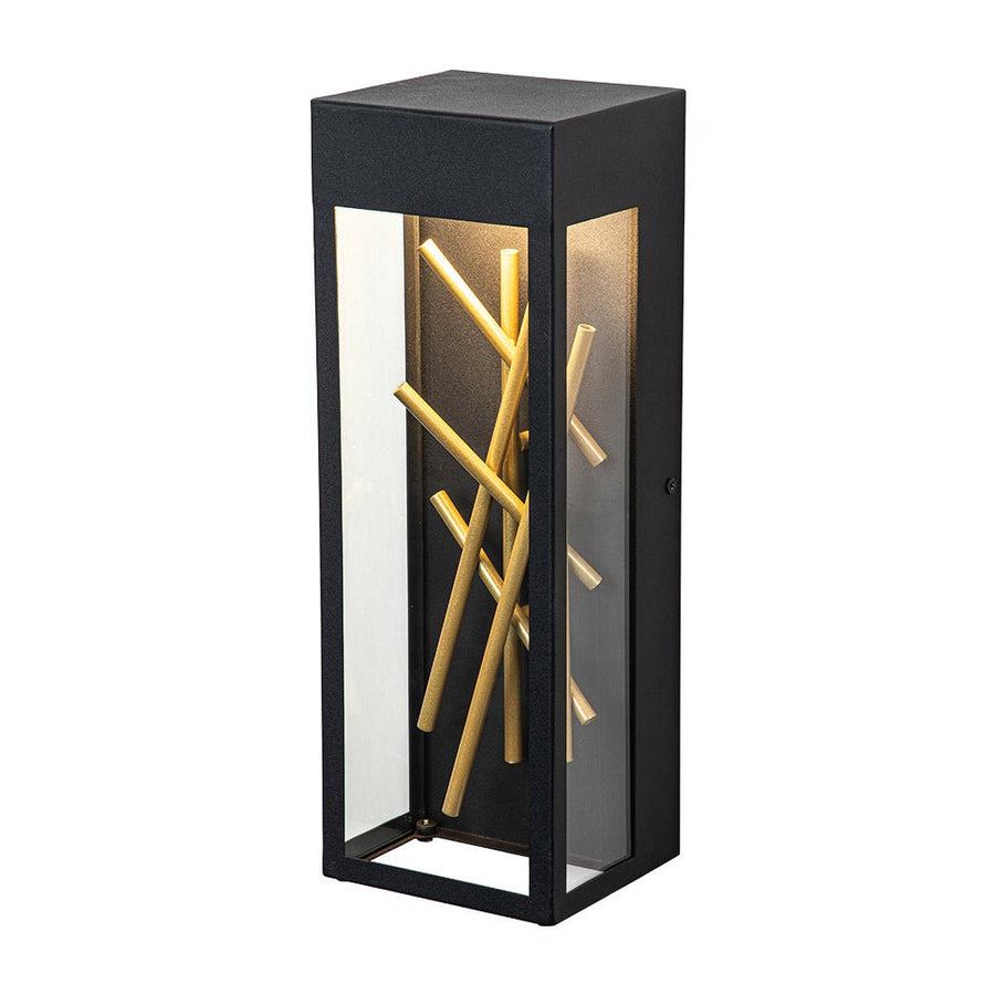Horizontal Rectangular Sconce Rectangular Exterior Wall Sconces Modern Rectangular Resin Outdoor