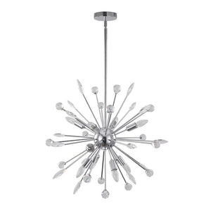 LightFixturesUSA-Modern Crystal Sputnik Sphere Chandelier-Chandelier-Chrome-8-Light