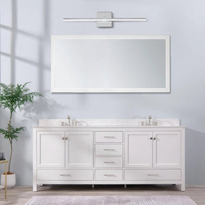 LightFixturesUSA-Modern Dimmable LED Bathroom Vanity Wall Sconce-Wall Sconce-Chrome-