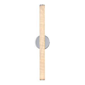 LightFixturesUSA-Modern Dimmable LED Marble Tube Vanity Wall Light-Wall Sconce-Chrome-