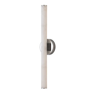 LightFixturesUSA-Modern Dimmable LED Marble Tube Vanity Wall Light-Wall Sconce-Chrome-