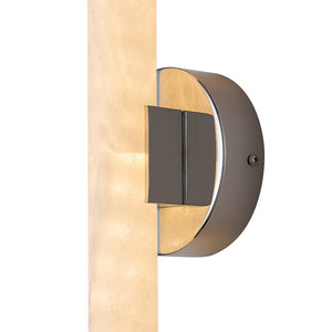 LightFixturesUSA-Modern Dimmable LED Marble Tube Vanity Wall Light-Wall Sconce-Chrome-