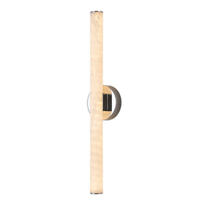 LightFixturesUSA-Modern Dimmable LED Marble Tube Vanity Wall Light-Wall Sconce-Chrome-