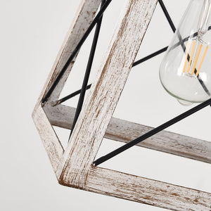 LightFixturesUSA-Modern Farmhouse 5-light Kitchen Island Linear Pendant-Chandelier-Beige Grey-