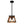 LightFixturesUSA-Modern Farmhouse Geometric Lantern Pendant Light-Pendant Light-Brown-