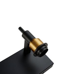 LightFixturesUSA-Modern Glam Crystal Bathroom Vanity Light-Wall Sconce-Black+Gold-4-Lt