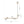 LightFixturesUSA-Modern Glass Bubble Kitchen Island Linear Pendant-Chandelier-Black-