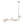 LightFixturesUSA-Modern Glass Bubble Kitchen Island Linear Pendant-Chandelier-Black-