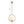 LightFixturesUSA-Modern Gold 1-Ring Frosted Globe Single Pendant Light-Pendant Light-S-