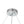 LightFixturesUSA-Modern Luxury Chrome Crystal LED Ring Chandelier-Chandelier-Chrome-