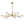 LightFixturesUSA-Modern Mid-century Brass Crystal Sputnik Chandelier-Chandelier-Brass-15-Lt