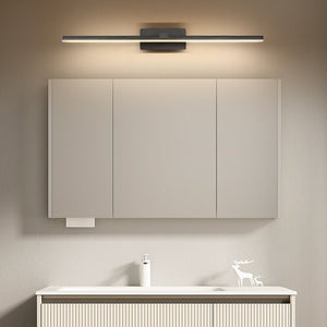 LightFixturesUSA-Modern Minimalist LED Linear Vanity Light-Wall Sconce-23.8 in-Black