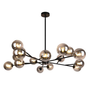 LightFixturesUSA-Modern Sputnik Branching Bubble Chandelier-Chandelier-Brass-