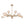 LightFixturesUSA-Modern Sputnik Branching Bubble Chandelier-Chandelier-Brass-