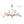 LightFixturesUSA-Modern Sputnik Branching Bubble Chandelier-Chandelier-Brass-