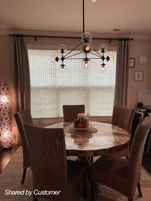 LightFixturesUSA-Modern Statement Geometric Chandelier-Chandelier-10 Lt-