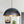 LightFixturesUSA-Oversized Metal Dome Pendant Light-Chandelier-Black-15 in.