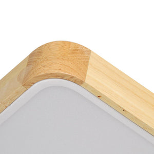 LightFixturesUSA-Rectangle LED Flush Mount Light-Ceiling Light-White-
