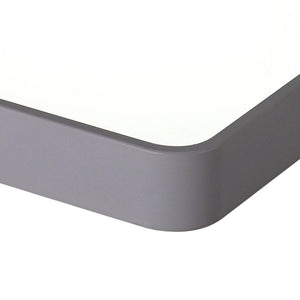 LightFixturesUSA-Rectangle LED Flush Mount Light-Ceiling Light-White-