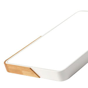 LightFixturesUSA-Rectangle LED Flush Mount Light-Ceiling Light-White-