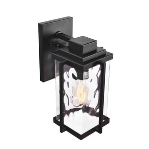 LightFixturesUSA-Rectangle Outdoor Lantern Wall Light-Wall Sconce-S-