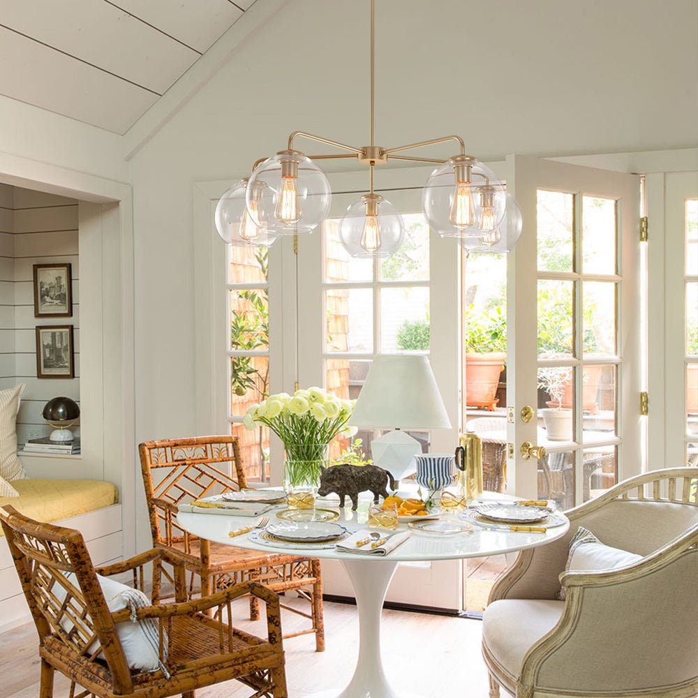 Round Farmhouse Above Table Light Dining Room Light Fixtures For