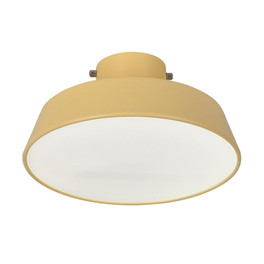 LightFixturesUSA-Scandinavian LED Semi Flush Ceiling Light-Semi Flush Light-Yellow-