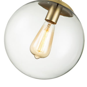 LightFixturesUSA-Simple 1-Light Glass Globe Pendant-Pendant Light-Opal-