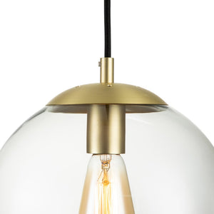 LightFixturesUSA-Simple 1-Light Glass Globe Pendant-Pendant Light-Opal-