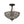 LightFixturesUSA-Victorian Antique Bronze Crystal Semi Flush Light-Ceiling Light-Bronze-