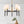 LightFixturesUSA-Vintage Chic 5-Light White Linen Shade Chandelier-Chandelier-5-Lt-