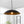LightFixturesUSA-Vintage Oversized Flat Dome Metal Pendant Light-Chandelier-Black+Gold-1-Lt