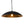 LightFixturesUSA-Vintage Oversized Flat Dome Metal Pendant Light-Chandelier-Black+Gold-1-Lt