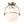 LightFixturesUSA-Wide Opal Glass Globe Brass 1-Light Ceiling Light-Ceiling Light-Brass-1-Lt